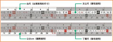 文工尺 對照表|魯班尺 / 文公尺 / 丁蘭尺 ver 1.06